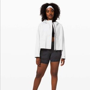 NWT Lululemon Rain Chaser White Jacket Size 4